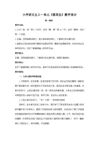 小学语文统编版（2024）五年级上册落花生教案