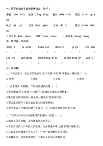 统编版（2024）四年级上册观潮同步达标检测题