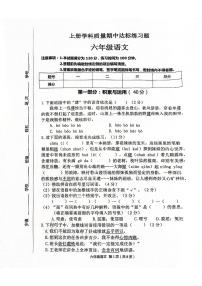河北省保定市唐县2025-2026学年六年级上学期11月期中语文试题