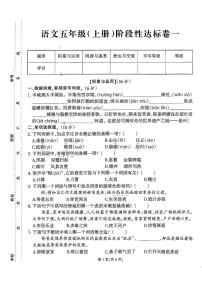 福建省泉州市台商投资区2025-2026学年五年级上学期期中语文试题