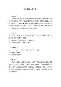 语文一年级上册（2024）比尾巴第二课时教学设计