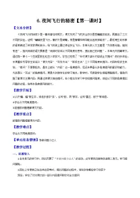 语文四年级上册夜间飞行的秘密教学设计