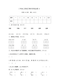 二年级上册语文期末夺冠金卷B（部编版 含答案）