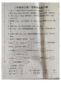 河北省廊坊市霸州市2025-2026学年二年级上学期1月期末语文试题
