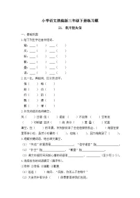 小学统编版（2024）21* 我不能失信精品达标测试