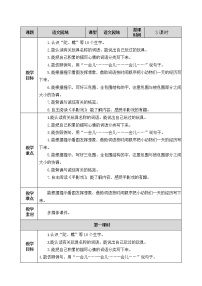 人教部编版二年级下册语文园地四教案