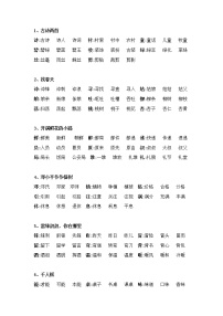 最新部编二年级语文下册生字组词