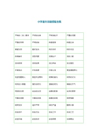 部编版二年级下册语文《词语搭配测试卷》带词语搭配合理