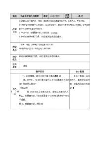 小学语文人教部编版 (五四制)五年级上册口语交际:我最喜欢的人物形象一等奖教案