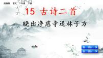 小学语文人教部编版二年级下册15 古诗二首综合与测试一等奖ppt课件