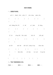 部编版六上语文词语专项训练