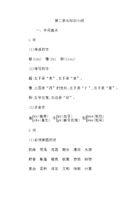 人教部编版六年级下册第二单元单元综合与测试学案