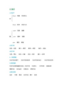 部编版三年级语文下册每课知识点汇总