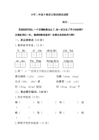 部编版小学二年级下册语文期末试卷 (3)