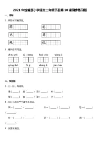 人教部编版二年级下册10 沙滩上的童话达标测试