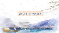 小学语文人教部编版三年级下册22 我们奇妙的世界背景图课件ppt