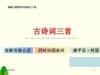 人教部编版四年级下册第一单元1 古诗词三首清平乐·村居课文免费课件ppt