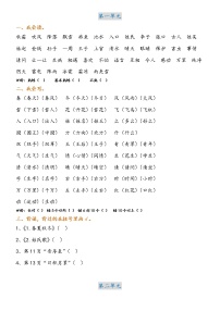 部编版一年级语文下册第1-4单元知识点