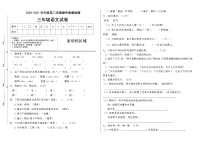 2020-2021学年三年级下册语文试题--期中测试卷（三）统编版（含答案）