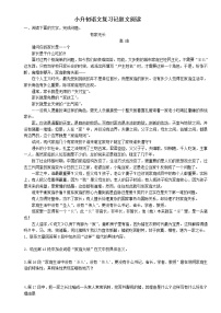 2021年六年级下册语文试题-小升初现代文阅读之记叙文篇（含答案）部编版