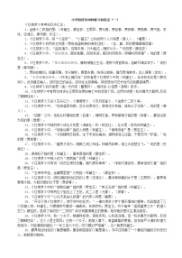 六年级下册语文素材  小升初语文冲刺复习知识点（81页）部编版