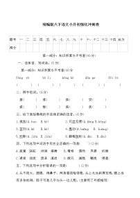 统编版六下语文小升初强化冲刺卷（含答案）