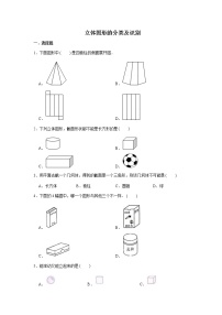 六年级下册数学试题--小升初专题复习 立体图形的分类及识别  人教版（含解析）