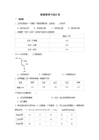 六年级下册数学试题--小升初专题复习 数据整理与统计表 人教版（含解析）