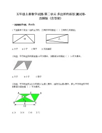 小学二 多边形的面积课时作业