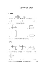 数学五年级下册数学好玩综合与测试一课一练