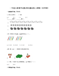 一年级上册数学试题-期末测试卷-人教版（含答案） (5)