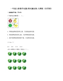 一年级上册数学试题-期末测试卷-人教版（含答案） (9)