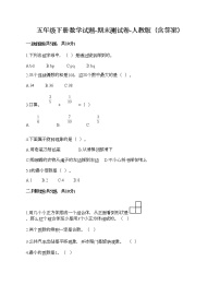 五年级下册数学试题-期末测试卷-人教版（含答案） (5)