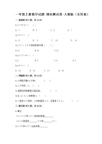 一年级上册数学试题-期末测试卷-人教版（含答案） (10)