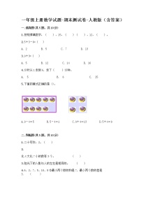 一年级上册数学试题-期末测试卷-人教版（含答案） (5)