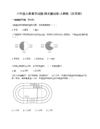 六年级上册数学试题-期末测试卷-人教版（含答案） (13)