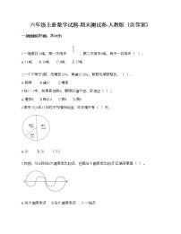 六年级上册数学试题-期末测试卷-人教版（含答案） (5)