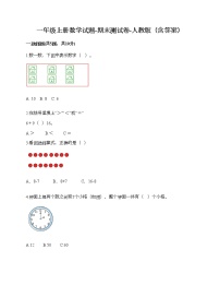 一年级上册数学试题-期末测试卷-人教版（含答案） (14)