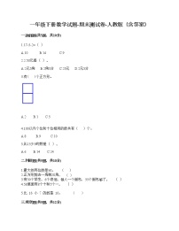 一年级下册数学试题-期末测试卷-人教版（含答案） (13)