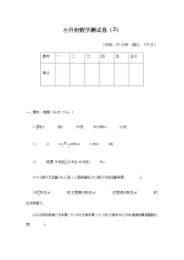 人教版小升初数学测试卷及答案（三）