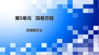 小学数学人教版五年级上册方程的意义教课内容课件ppt