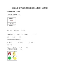 一年级上册数学试题-期末测试卷-人教版（含答案） (14)