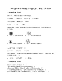 五年级上册数学试题-期末测试卷-人教版（含答案） (17)