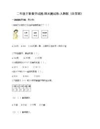 二年级下册数学试题-期末测试卷-人教版（含答案） (4)