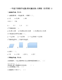 一年级下册数学试题-期末测试卷-人教版（含答案）3 (5)