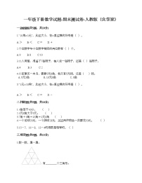 一年级下册数学试题-期末测试卷-人教版（含答案） (14)