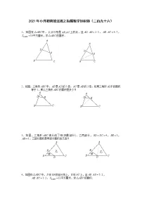 2021年小升初高效过渡之衔接数学知识链（二百九十六）练习题
