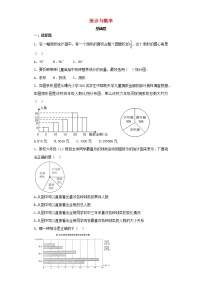 新人教版小升初数学专项复习训练统计与概率统计与概率2含解析