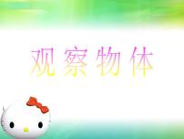 小学西师大版四 观察物体课文内容课件ppt