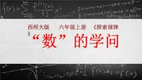 西师大版六年级上册探索规律集体备课课件ppt
